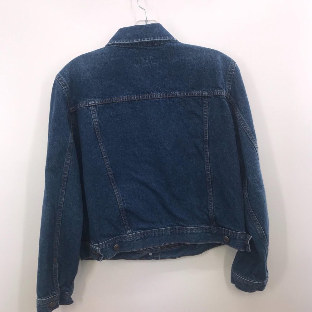 WOMENS IZOD BLUE JEAN JACKET - Picture 2 of 5